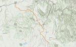 The planned path of the B2H transmission line between Boardman, Ore., and an existing substation in Owyhee County, Idaho.