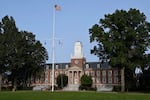 The United States Coast Guard Academy is seen, Sept. 14, 2020, in New London, Conn. 