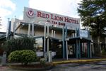 The former Red Lion Hotel Vancouver at the Quay was located just west of the Interstate 5 bridge. The hotel was torn down in March 2017 to make way for new development on the city's waterfront.