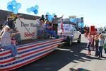 Sheriff Dave Ward's election float honored local law enforcement and other "hometown heroes."