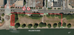 The Police Bureau requested a fence be erected along the north, west and south sides of Tom McCall Waterfront Park between Southwest Salmon Street and Southwest Morrison Street for protests on Aug. 4, 2018.