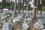 Washington officials placed large boulders to prevent people from returning to an area of a former homeless encampment along Interstate 5 near Olympia.