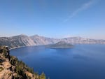 Crater Lake National Park draws visitors from all over to see one of the deepest lakes in the world, on Sept. 5, 2024.