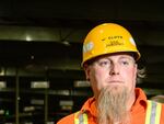 Doug Zamborski, a worker at Cleveland-Cliffs Inc in the Half Moon Warehouse, the future site of a new electrical distribution transformer production plant, Weirton, WV, August 19, 2024.