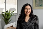 College advisor Isabel Corona-Campiz poses for a portrait at El Centro de la Raza in Federal Way, Wash. on Nov. 13, 2025.