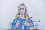 Jennifer Siebel Newsom testifying in Los Angeles.