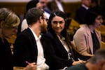 Sen. Shemia Fagan, D-Portland, listens to testimony at a House Committee on Human Services and Housing meeting at the Oregon Capitol, Wednesday, Feb. 20, 2019. The committee held hearings on bills related to child care and rent control.