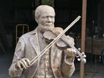 Louis Southworth purchased his freedom with money obtained from fiddle performances. A fiddle player will be present at the unveiling of the statue depicting him.