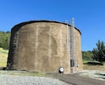 A new federal-grant-funded water storage reservoir will work in parallel with this existing 87,000-gallon water storage tank to enhance fire suppression volume and ensure potable water service for customers of Tri-City Water and Sanitary Authority in rural Douglas County, Ore.