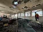 The aftermath of an Israeli strike on a U.N. school compound in Nuseirat, in the central Gaza Strip, that killed more than 30 people, including children, according to a Gaza hospital director. Israel said it was targeting Hamas and Islamic Jihad operatives hiding in two school classrooms.