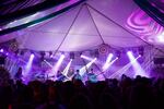 Portland-based folk-rock band Fruition closes out the 15th Annual Northwest String Summit with a two-hour concert in the colorfully lit Kinfolk Revival Tent.