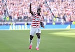 U.S. striker Folarin Balogun will be in the lineup in the World Cup Round of 16 match against Belgium on Monday. A FIFA disciplinary committee suspended his one-game suspension following his controversial red card in the match against Bosnia-Herzegovina on Wednesday in Santa Clara, Calif.