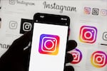 FILE - The Instagram logo is seen on a cell phone in Boston, Oct. 14, 2022.