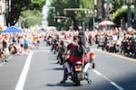 More than 130 groups participated in the Portland Pride Parade Sunday, June 19, 2016, winding their way through the streets of downtown Portland in celebration of the LGBT community.