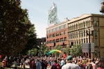 Tens of thousands of people flocked to Northwest Portland Sunday for the city's annual Pride Parade and Festival Sunday, June 19, 2016.