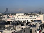 Rafah's skyline and buildings can be seen in this image from Feb. 14, 2024. Israeli troops invaded the city in pursuit of Hamas three months later, leaving the city in ruins and most buildings destroyed.