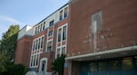 The main entrance to Jefferson High School and its auditorium in Portland on Sept. 6, 2023. Voter-approved bonds that started in 2012 have given Portland Public high schools the funds to renovate their campuses.