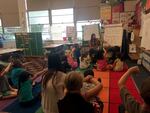 Harrison Park teacher Donna Shinagawa quizzes incoming kindergarten students and teaches the importance of taking turns.