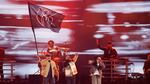 From left: The Lox, Questlove (rear), City Spud and Too Short onstage during the 65th Grammy Awards on Feb. 5, 2023 in LA.