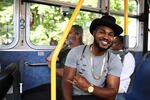 Omar Ali rides the number four Trimet bus almost every day. "I listen to my home music, which is East African music," he said. He's originally from Congo and he says Papa Wemba is his favorite Congolese artist. 