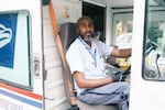Kevin Abernathy joined the U.S. Postal Service as a letter carrier in 1994. "I went there because of the stability, and that's why I'm still here," he says.