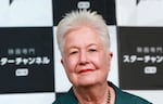 FILE - Director Eleanor Coppola attends a press conference for her film "Paris Can Wait" Wednesday, June 7, 2017, in Tokyo.
