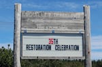 Hundreds gathered at the Coquille Reservation on June 29, 2024 for a first foods feast in recognition of the 35th Annual Restoration Celebration for the Coquille Indian Tribe.