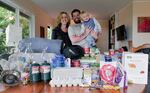 Patrick Alexander and Krista Eddy say before the weekend they think they're more prepared for a natural disaster than others, but are worried that they don't have enough water.