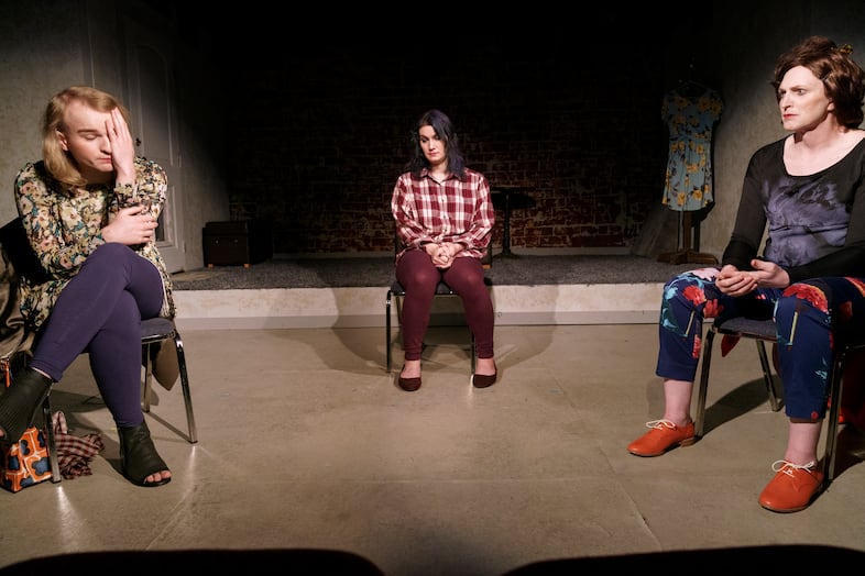 (Left to right) Lisa, played by Naomi Jackson, Ally, played by Juliet Mylan, and Andrea, played by Harper York.