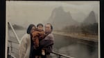 Chang Chih-yuan as a child, with his mother, Liang, and his Taiwanese father, when they were still living in China.