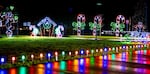 Undated photo of some of the displays at the Lightopia event in Hillsboro, Ore.
