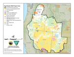 A map of the project area where up to 11,000 miles of fuel breaks may be implemented.