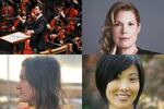 David Hattner (top left), Jessica Meyer (top right), Anna Song (bottom right), Alicia Jo Rabins (bottom left)