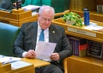 Rep. David Gomberg, D-District 10, in the ​Oregon House​ of Representatives, Feb. 5, 2024, at the Oregon state Capitol in Salem, Ore. 