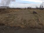 A dirt road at the development site for the Perennial Wind Chaser natural gas power plant, next to the Hermiston Generating Plant in Eastern Oregon.