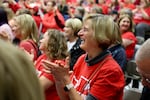 Laurie Creager, a teacher-librarian at Captain Strong Primary School, said she was ecstatic after hearing the results of the new salary contract. 