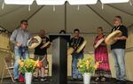The grand opening of the South Waterfront Greenway's central section was held on Saturday, June 27 2015. Members of the Confederated Tribes of Grand Ronde blessed the land and performed a drum ceremony.