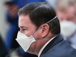 Arizona Gov. Doug Ducey on Jan. 31, 2022, in Washington.