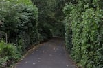 A path near Onyx and 29th Place, about a ten-minute walk from the rehab facility. Eugene Police say they found Petitti's body in this area on July 8.