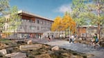 A rendering of the new OSU-Cascades campus coming to Bend