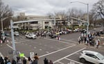 By mid-afternoon on Friday, Jan. 30, hundreds of people lined the streets in front of the federal building in downtown Eugene.