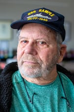 Wayne, 81, at the Redmond Senior Center, Jan. 9, 2025, says he's his excitement for President Trump's return is largely about "getting control of the borders and maybe helping with price stabilization."