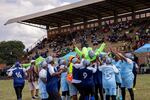 This is the Thulamahashe Grannies after their 1-0 victory over the Mutei Grannies from Kenya.