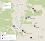 Dams on the Willamette River where fish collectors are proposed by the U.S. Army Corps of Engineers.