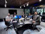 Portland mayoral candidates (clockwise) Rene Gonzalez, Keith Wilson, Carmen Rubio and Mingus Mapps joined "Think Out Loud" host Dave Miller on Friday, Oct. 18, 2024 for a conversation about some of the biggest issues the city is facing.