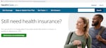The homepage of Healthcare.gov on Jan. 29, 2024.