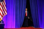 President-elect Donald Trump arrives to speak during an election night event at the Palm Beach Convention Center on Nov. 6, in West Palm Beach, Fla. Trump has articulated ambitious plans for his first 100 days in office.