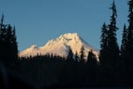 Mount Hood and Mount Hood National Forest on Dec. 12, 2025.