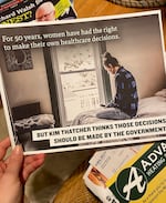 Mailers paid for by the Democratic Party of Oregon targeting state Senate candidate Kim Thatcher, a Republican running in redrawn District 11, brand her as “dangerous and extreme” for her position on abortion.