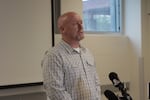 Helping Hands Reentry Outreach Centers founder and CEO Alan Evans speaks at Wapato Jail in North Portland on Dec. 13, 2019.